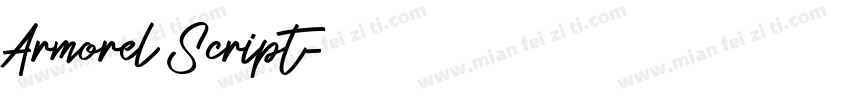 Armorel Script字体转换